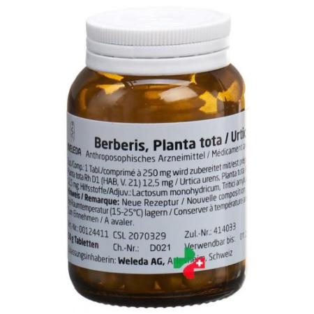Weleda Berberis Planta tota/Urtica urens tablet 50 g - PrimeCare Global